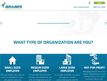 Tablet Screenshot of brandspaycheck.com